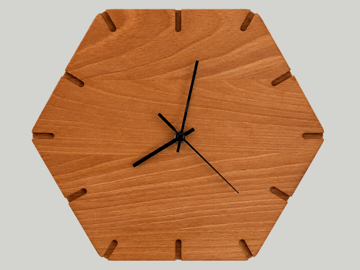 wanduhr "hexa"