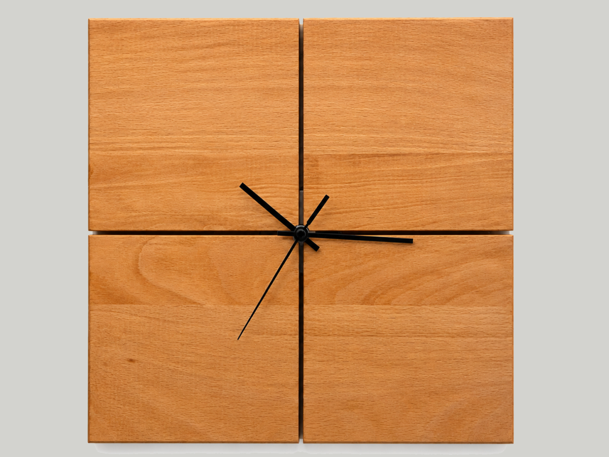 wanduhr "grid"