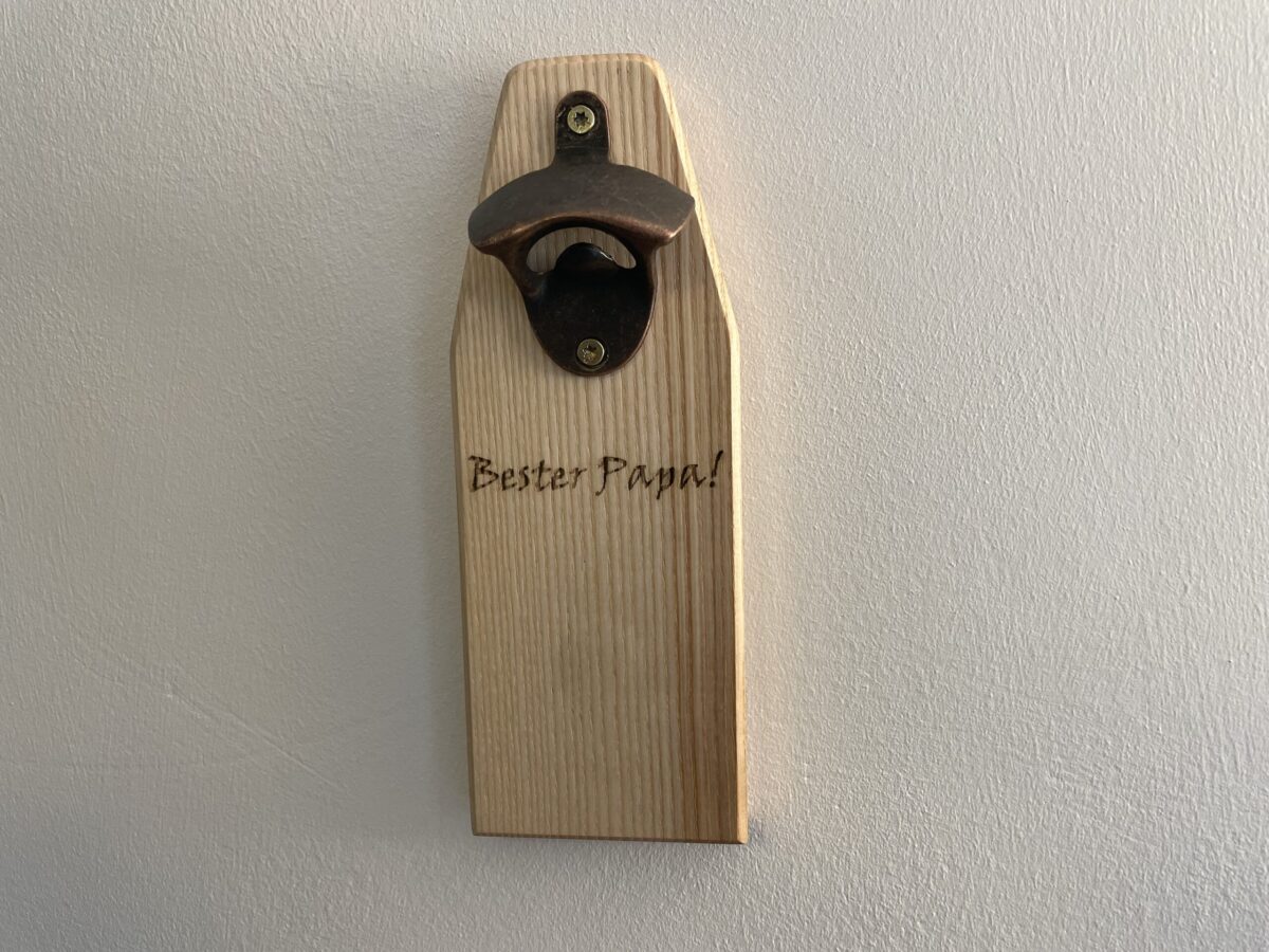 wandflaschenöffner mit magnet