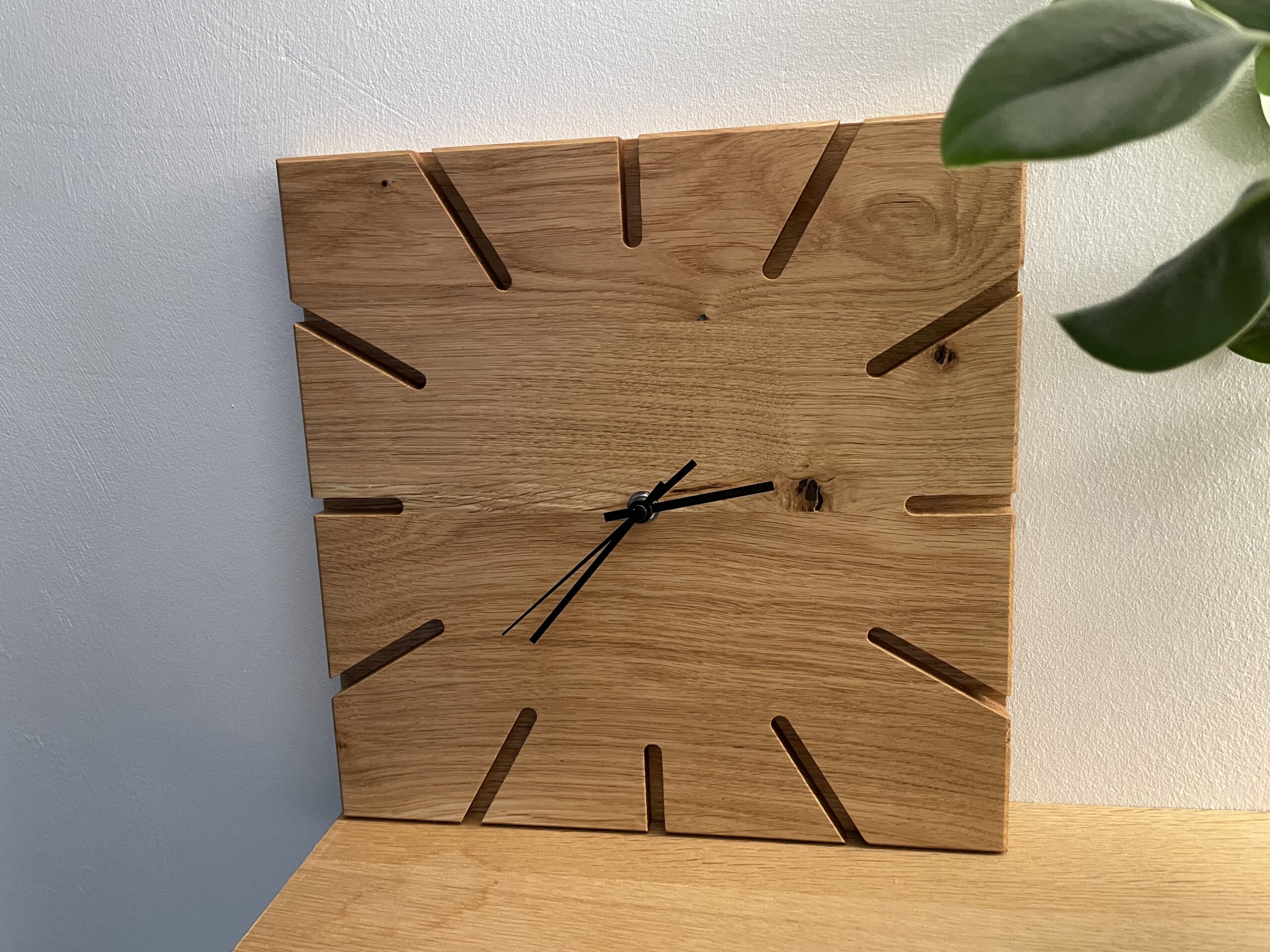 wanduhr buche "balance"