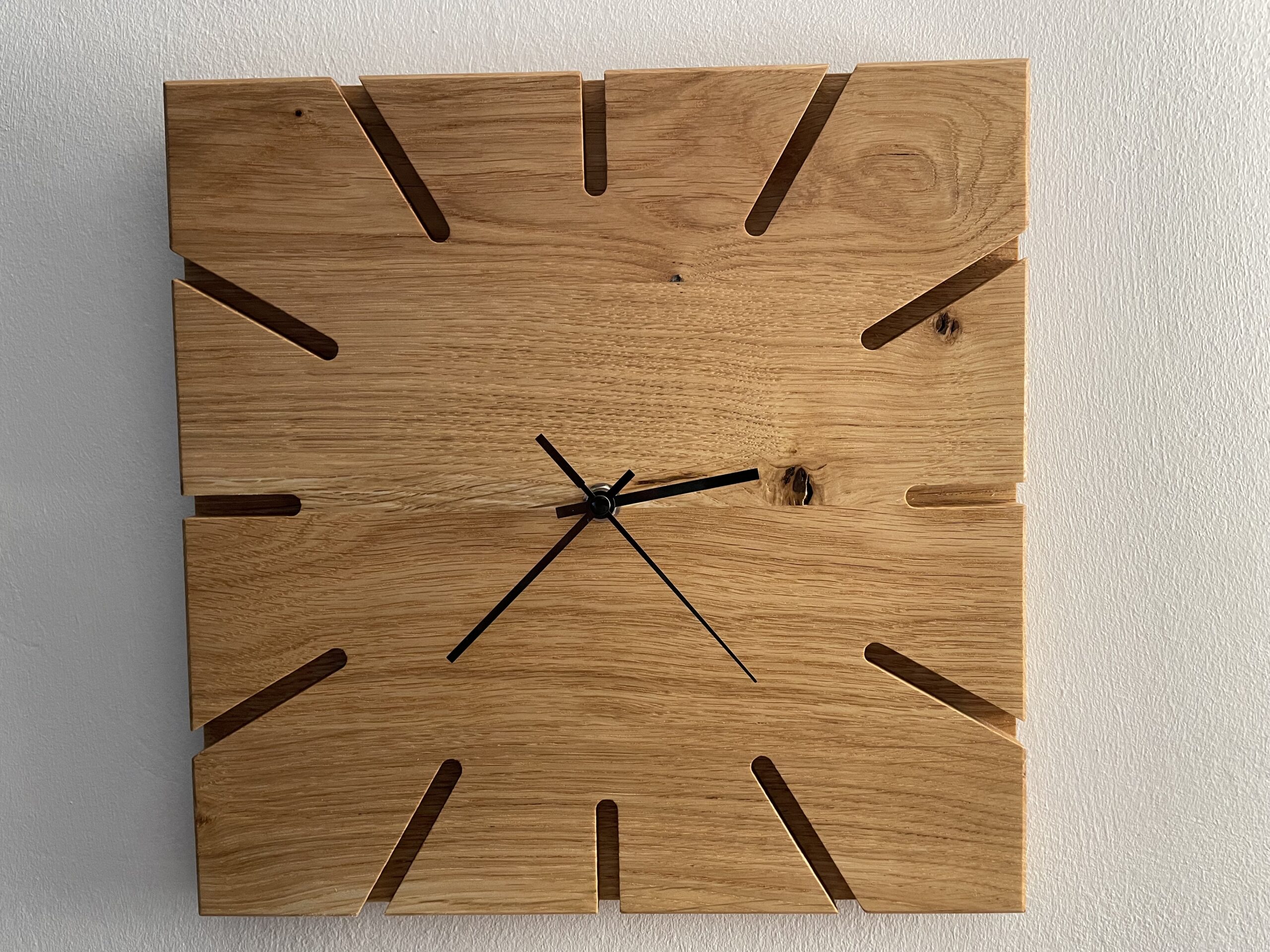 wanduhr buche "balance"