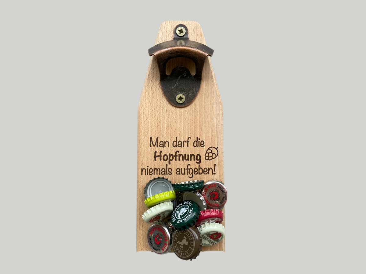 wandflaschenöffner mit magnet
